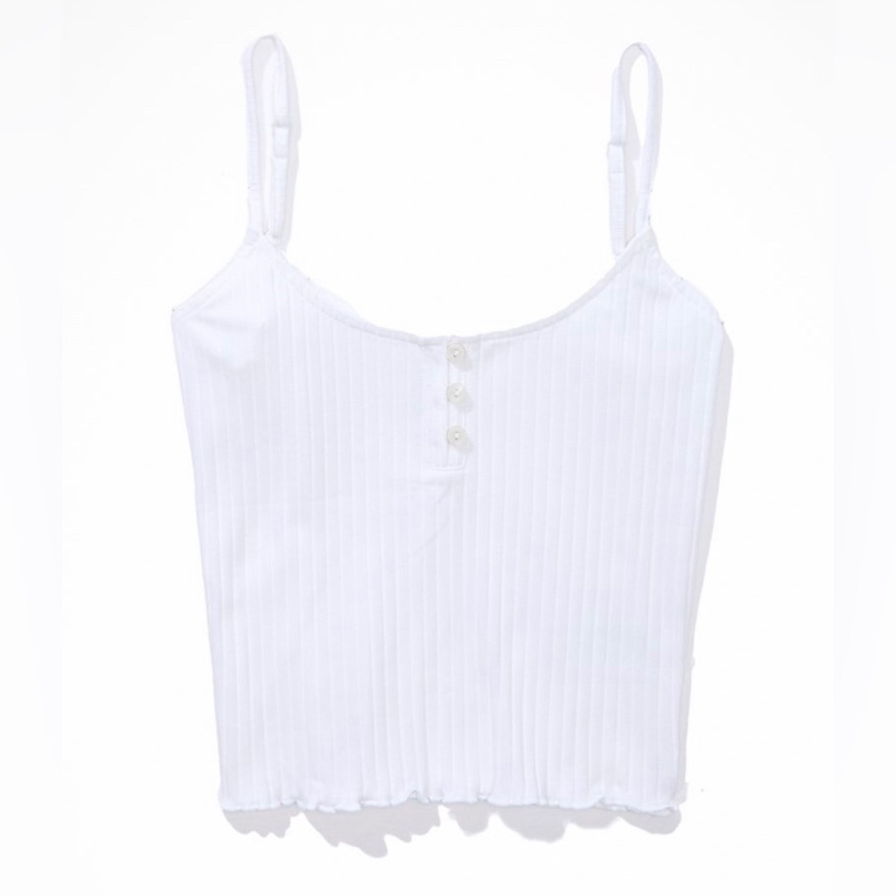 AE Daily Fave Cropped Henley Cami